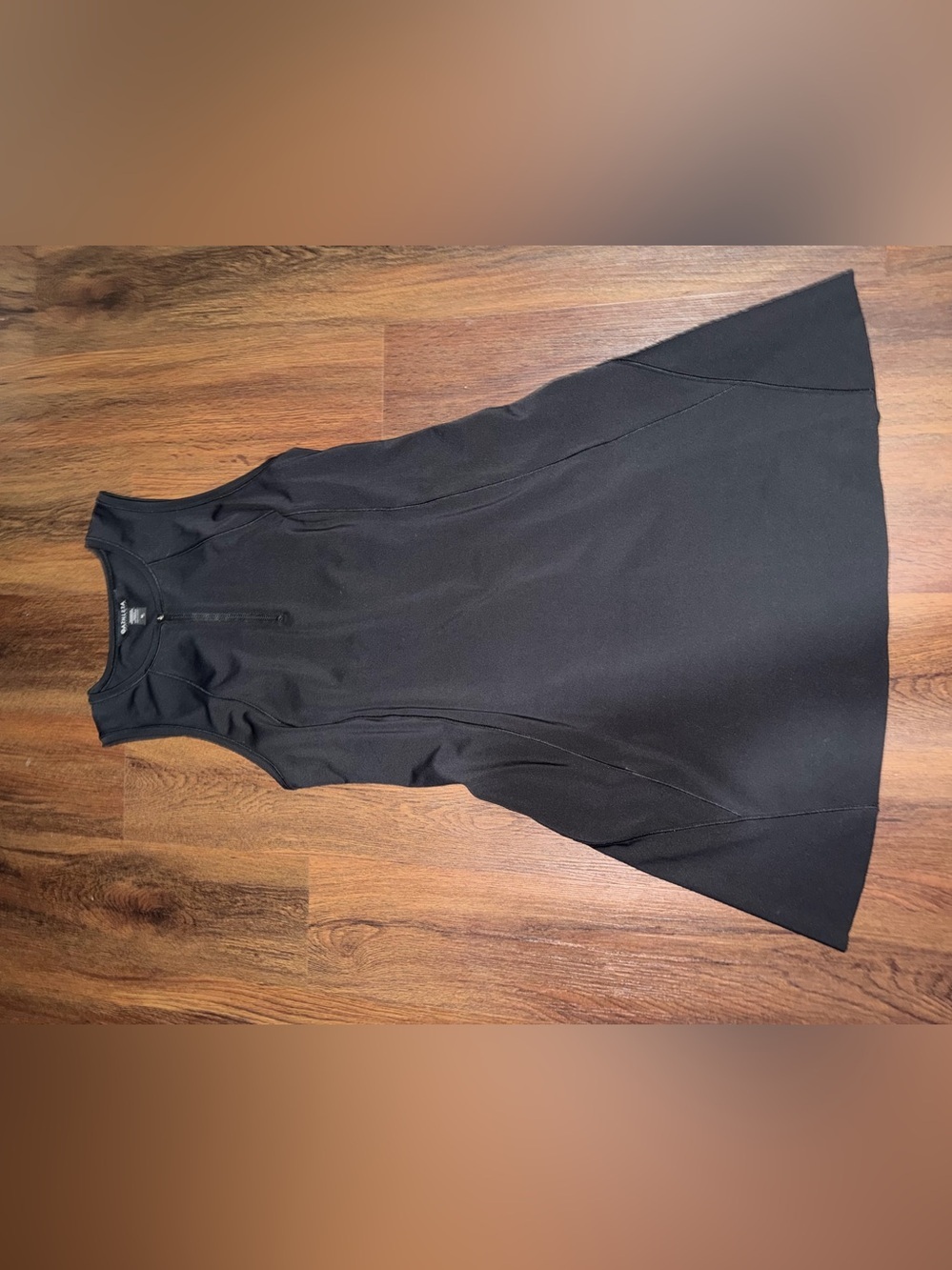 Nwot Athleta ACE Tennis Dress Jersey Dress black casual active summer 90$ - Picture 5 of 9